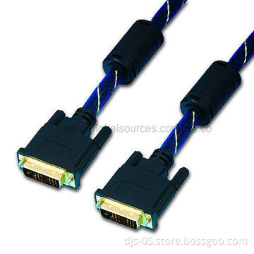 DVI 18+1 M/M Cable, Gold- or Nickel-plated